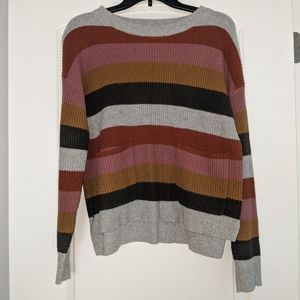 Madewell colorblock stripe sweater